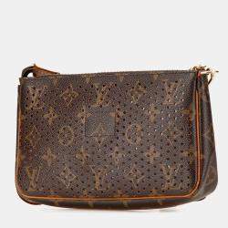 Louis Vuitton Brown Monogram Perforated Pochette Accessoires