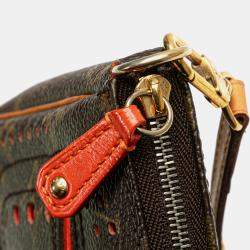 Louis Vuitton Brown Monogram Perforated Pochette Accessoires