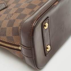 Pre Owned Louis Vuitton Damier Ebene Canvas Alma BB Bag