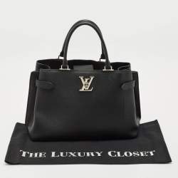 Louis Vuitton Black Leather Lockme Day Bag