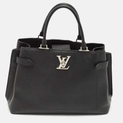 Louis Vuitton Black Leather Lockme Day Bag