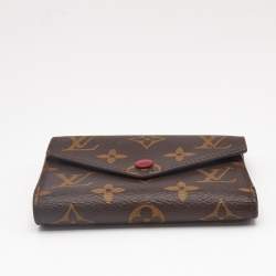 Louis Vuitton Aurore Monogram Canvas Victorine Compact Wallet