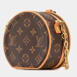 Louis Vuitton Brown Monogram Mini Boite Chapeau Necklace Bag