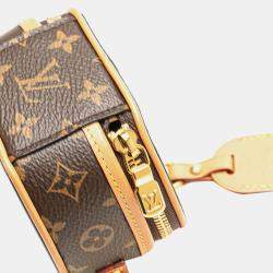 Louis Vuitton Brown Monogram Mini Boite Chapeau Necklace Bag