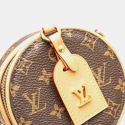 Louis Vuitton Brown Monogram Mini Boite Chapeau Necklace Bag
