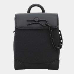 Louis Vuitton Black Taurillon Leather Monogram Nano Steamer Bag