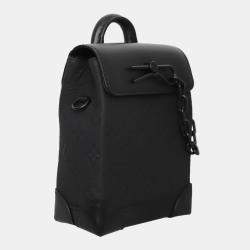 Louis Vuitton Black Taurillon Leather Monogram Nano Steamer Bag