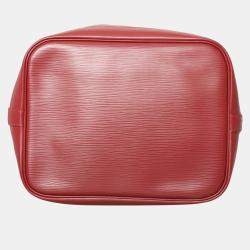 Pre Owned Louis Vuitton Red Leather Vintage Epi NeoNoe Bag