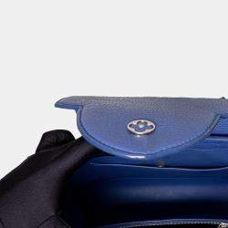 Louis Vuitton Blue Leather Python Capucines MM Bag