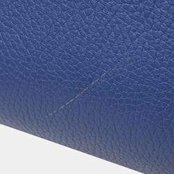 Louis Vuitton Blue Leather Python Capucines MM Bag