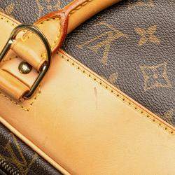Pre Owned Louis Vuitton Brown Monogram Alize 24 Heures