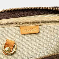 Pre Owned Louis Vuitton Brown Monogram Alize 24 Heures