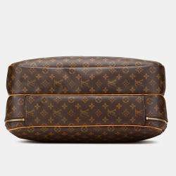 Pre Owned Louis Vuitton Brown Monogram Alize 24 Heures