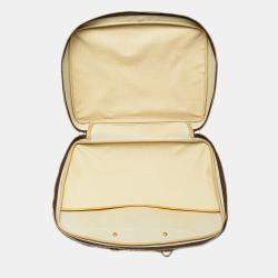 Pre Owned Louis Vuitton Brown Monogram Alize 24 Heures