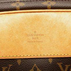Pre Owned Louis Vuitton Brown Monogram Alize 24 Heures