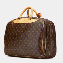 Pre Owned Louis Vuitton Brown Monogram Alize 24 Heures