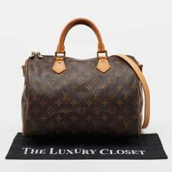 Louis Vuitton Monogram Canvas Speedy Bandouliere 30 Bag