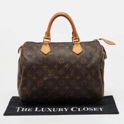 Louis Vuitton Monogram Canvas Speedy 30 Bag