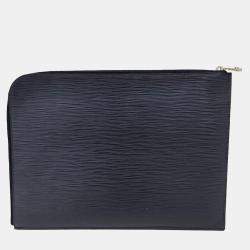 مملوكة مسبقًا Louis Vuitton Black Epi Leather Epi Pochette Jour GM bag