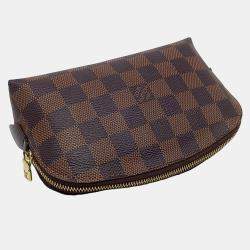 Louis Vuitton Brown Canvas Damier Cosmetic Pouch