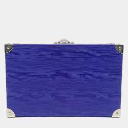 Louis Vuitton Blue Leather Epi Case bag