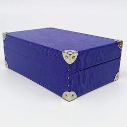 Louis Vuitton Blue Leather Epi Case bag