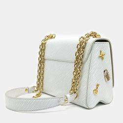 Louis Vuitton White Epi Leather Epi Twist MM bag
