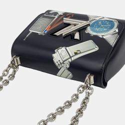 Pre Owned Louis Vuitton Metallic Leather Twist PM bag