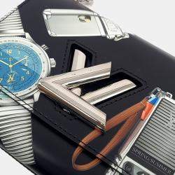 Pre Owned Louis Vuitton Metallic Leather Twist PM bag