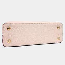 Louis Vuitton Pink Leather Capucine PM bag