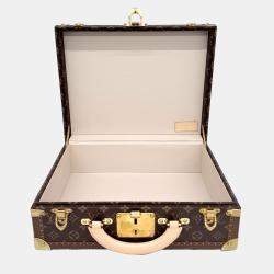 مملوكة مسبقًا حقيبة لويس فيتون كو�تفيل ٤٠ جلد وقماش مغلف بني