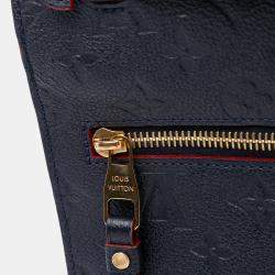 Louis Vuitton Navy Blue Monogram Empreinte Pochette Metis