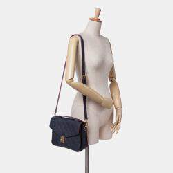 Louis Vuitton Navy Blue Monogram Empreinte Pochette Metis