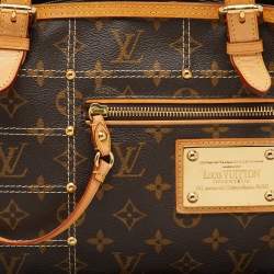 Louis Vuitton Monogram Canvas Limited Edition Riveting Bag