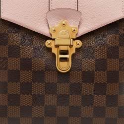 Louis Vuitton Magnolia Pink Damier Ebene Canvas Clapton Backpack