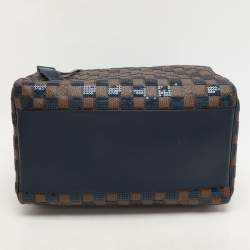 Pre Owned Louis Vuitton Damier Ebene and Sequins Paillettes Limited Edition Speedy 30 Bag