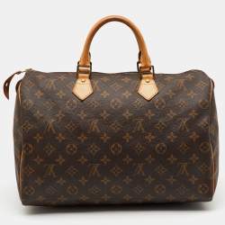 Louis Vuitton Monogram Canvas Speedy 35 Bag