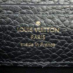 Pre Owned Louis Vuitton Capucines Black Taurillon Leather Size Mini