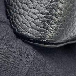 Pre Owned Louis Vuitton Capucines Black Taurillon Leather Size Mini