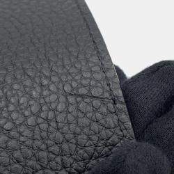 Pre Owned Louis Vuitton Capucines Black Taurillon Leather Size Mini