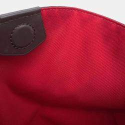 Louis Vuitton Graceful Red Damier Ebene Canvas Size Pm