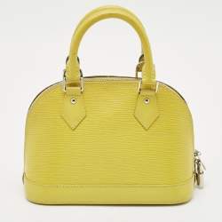 مملوكة مسبقًا Louis Vuitton Pistache Epi Leather Alma BB Bag