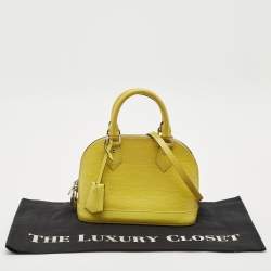 مملوكة مسبقًا Louis Vuitton Pistache Epi Leather Alma BB Bag