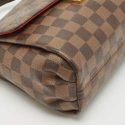 Pre Owned Louis Vuitton Damier Ebene Canvas Croisette Bag