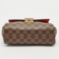 Pre Owned Louis Vuitton Damier Ebene Canvas Croisette Bag