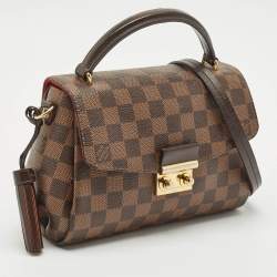 Pre Owned Louis Vuitton Damier Ebene Canvas Croisette Bag