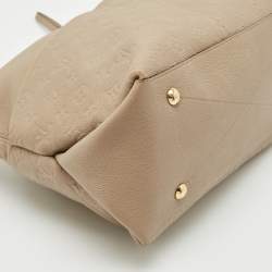 Louis Vuitton Tourterelle Monogram Empreinte Leather Maida Bag