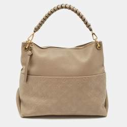 Louis Vuitton Tourterelle Monogram Empreinte Leather Maida Bag