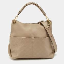 Louis Vuitton Tourterelle Monogram Empreinte Leather Maida Bag