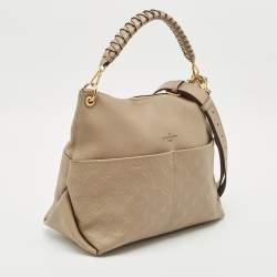 Louis Vuitton Tourterelle Monogram Empreinte Leather Maida Bag